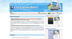 Desktop Screenshot of easycalendarmaker.com